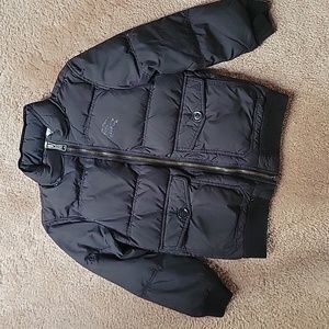 Burberry Kids black puffer jacket size 6